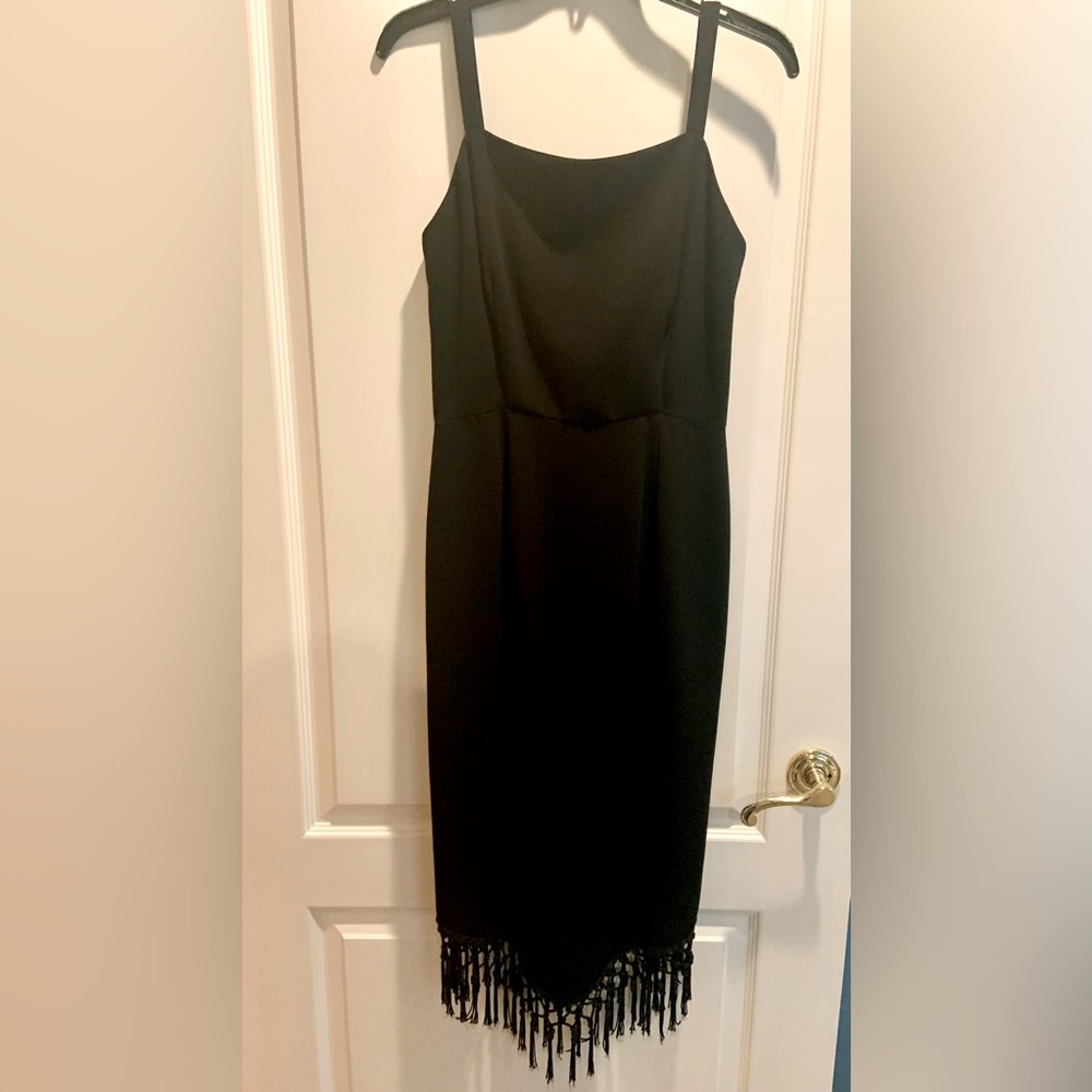 Black cocktail dress